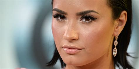 demi lovato nue|Demi Lovato Poses Fully Nude, Makeup